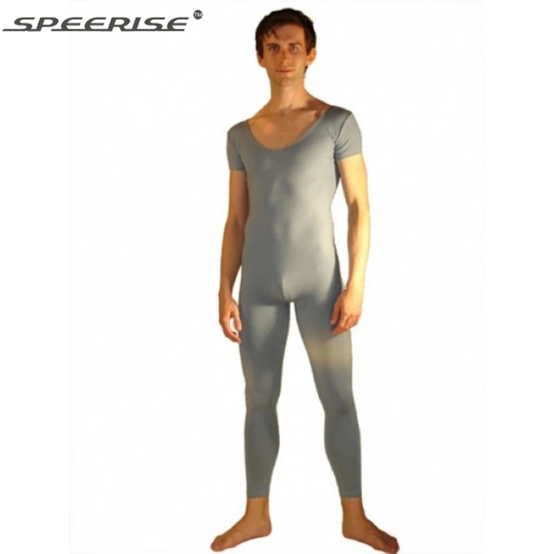 Buy Men Lycra Spandex Unitard Bodysuit Unisex Ankle