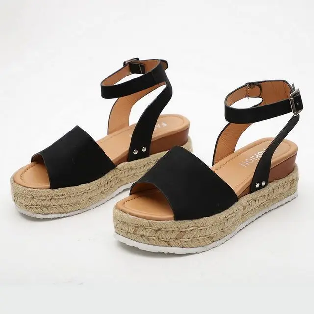 

Sandals Women Wedges Shoes Pumps Thick Sole Sandals Summer 2019 Flip Flop Chaussures Femme Platform Sandals Sandalia Feminina