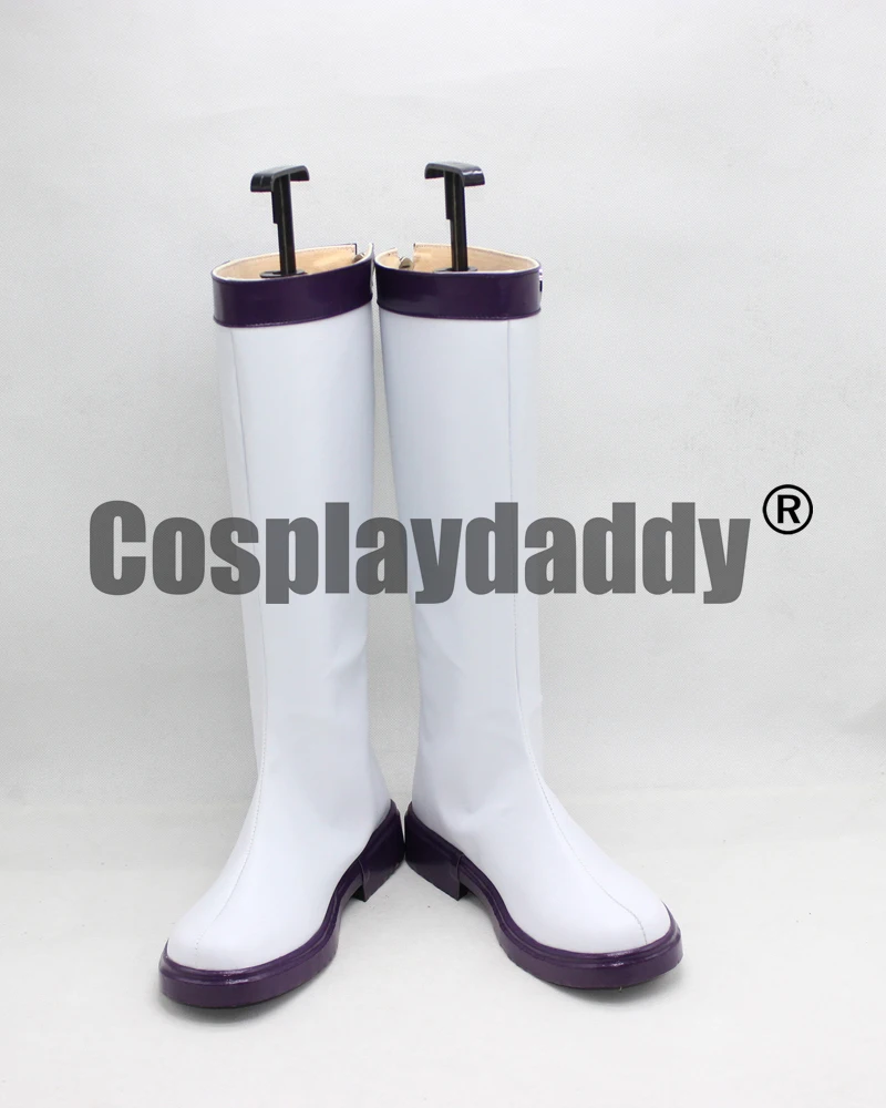 

Fairy Tails Lucy White Cosplay Shoes Boots X002