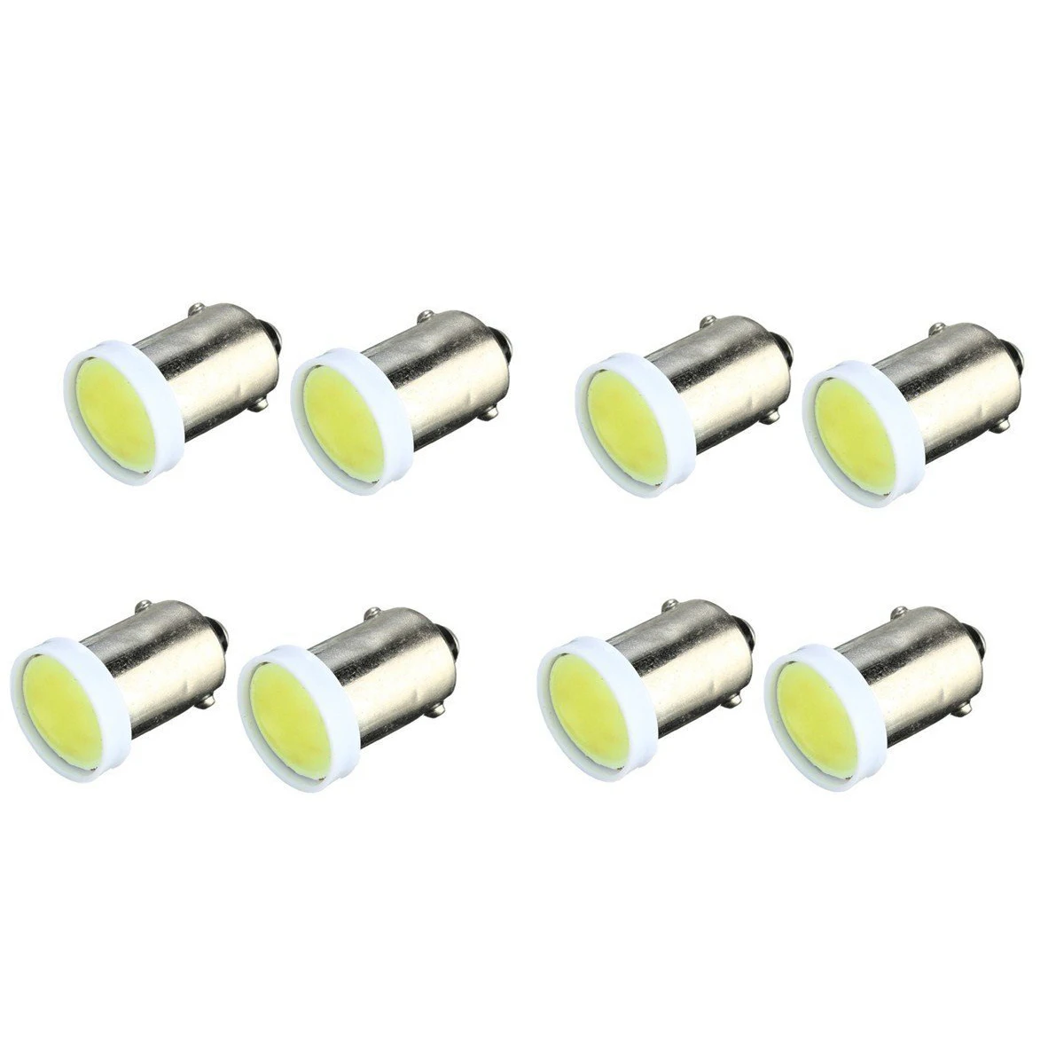 

8 x white BA 9 S 5 LED COB 0.4 W Car Light Tail Light DC 12 V