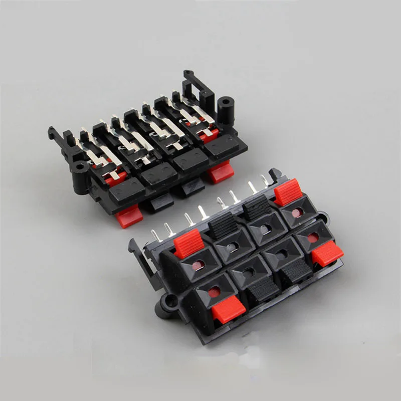 

8-digit audio quick wiring aging test clip square outer terminal block
