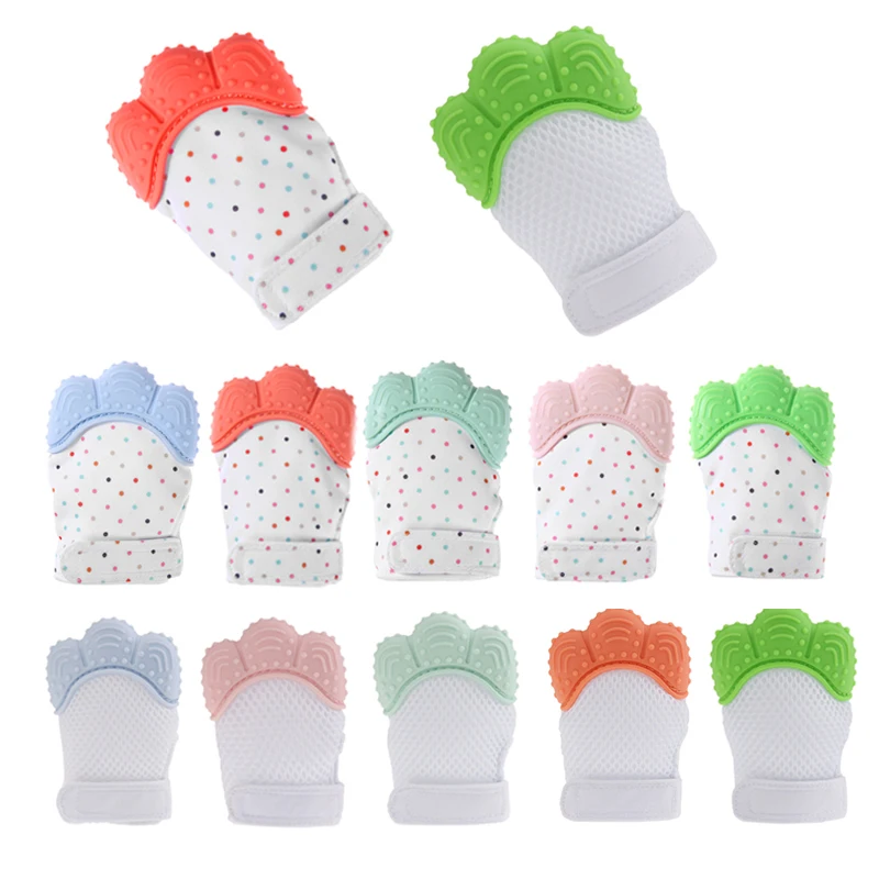 Buy 1pc Baby Silicone Teether Glove Newborn Baby