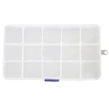 FLGT-15, регулируемый пластиковый рыболовный крючок, коробка для снастей, организатор хранения данных