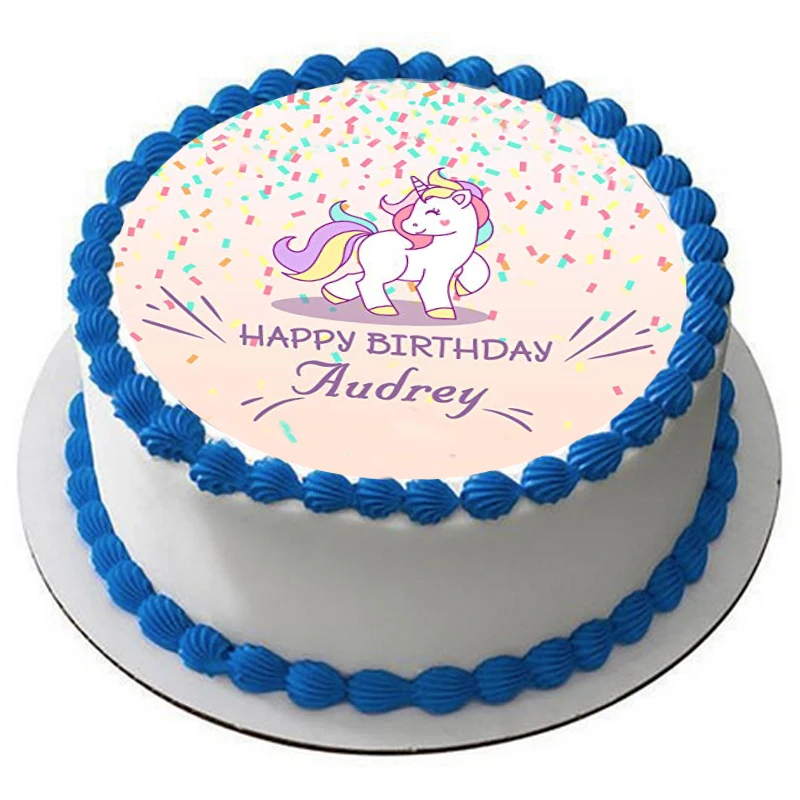 Licorne Gateau Fleurs Forme Comestible Riz Gaufrette Papier Pour La Decoration De Gateau Cuisine Cuisson Approvisionnement Gateaux Decoration Outils Aliexpress