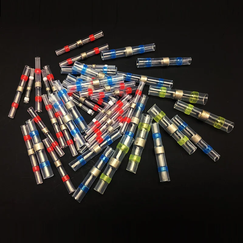 

SST-S11 S21 S32 S41 Waterproof Heat Shrink Solder Sleeve Wire Connectors Seal Heat Shrink Butt Crimp Butt Terminals Connector
