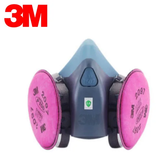 

3M 7502+2097 Half Facepiece Mask Reusable Respirator P100 Respiratory Protection Nuisance Level Organic Vapor Relief LT025