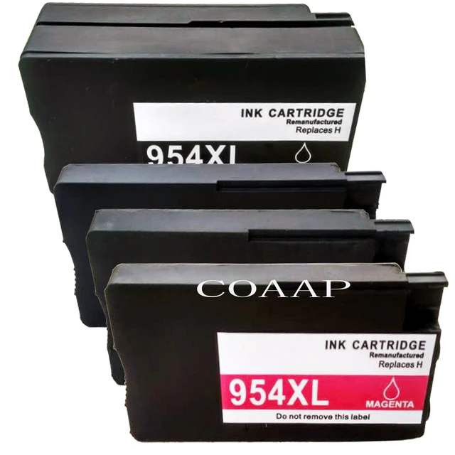 5 Compatible hp 954 954xl cartouche d'encre De Remplacement pour OfficeJet  Pro 7740 8210 8710 8715 8716 8720 8725 8730 8740 Tout-en-Un - AliExpress