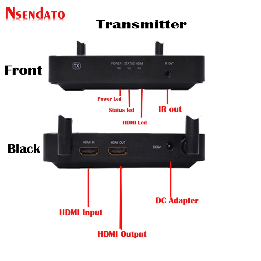 200M Wireless HDMI Extender 5GHz 1080P Wifi HDMI Audio Video Sender Transmitter Receiver Adapter Wi