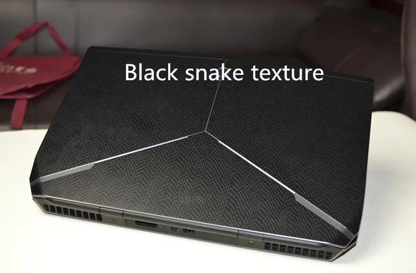 Ноутбук углеродного волокна виниловая кожа наклейки чехол для нового ASUS VivoBook X542 X542UN X542UQ X542UF X542UA 15,6" - Color: Black Snake texture