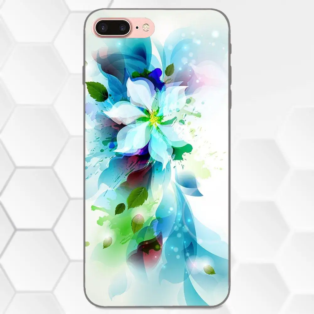 Весенний художественный зеленый синий Акварель для Huawei Honor 5A 6A 6C 7A 7C 7X 8A 8C 8X 9 10 P8 P9