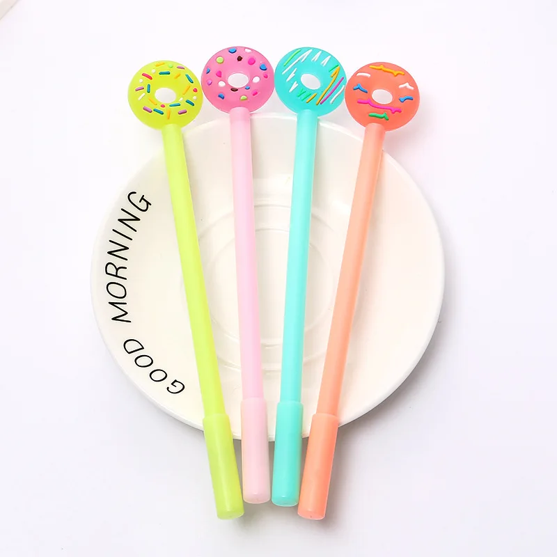 

2019 new Doughnut Ballpoint Pens Student Ball Point Pen School Office Supplies Learning Stationery Wholesale