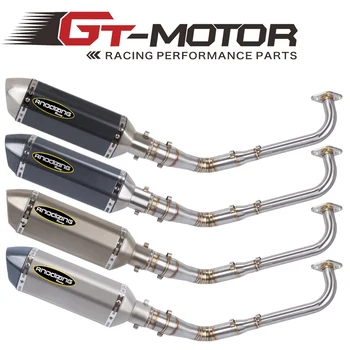 

For YAMAHA NMAX 155 NMAX155 2015-2017 Motorcycle Exhaust Slip-On Full System Modified Front Middle Link Pipe