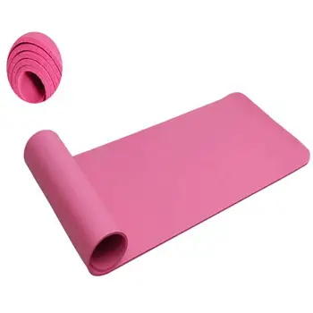 

USA Stock 15mm Thick NBR Pure Color Anti-skid Yoga Mat 183x61x1.5cm Pink Support USPS Shipping