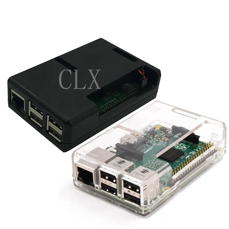Raspberry Pi 3 чехол ABS ящик кожух пластиковый RPI Чехол совместимый 2 Модель B|Аксессуары
