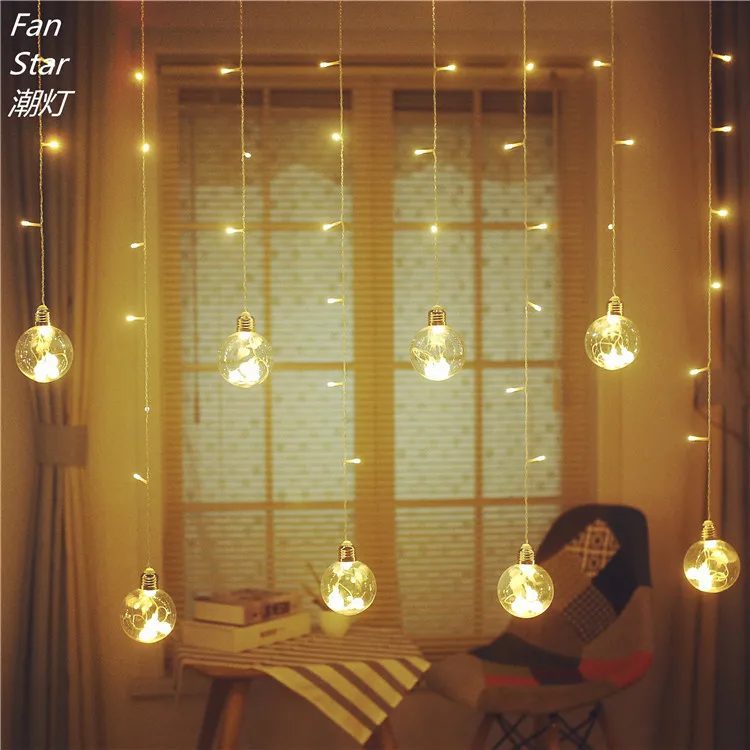 Led Glass Pendan Lamp Full Star Room Layout Bedroom