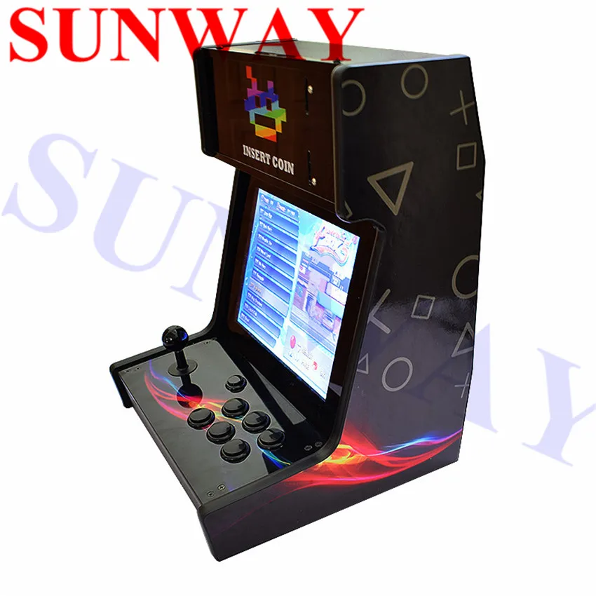 

Game Box 5 960 in 1 Arcade Machine with Coin Acceptor Table Top Arcade Console Ratio 4: 3 12 Inch Video Games Bartop