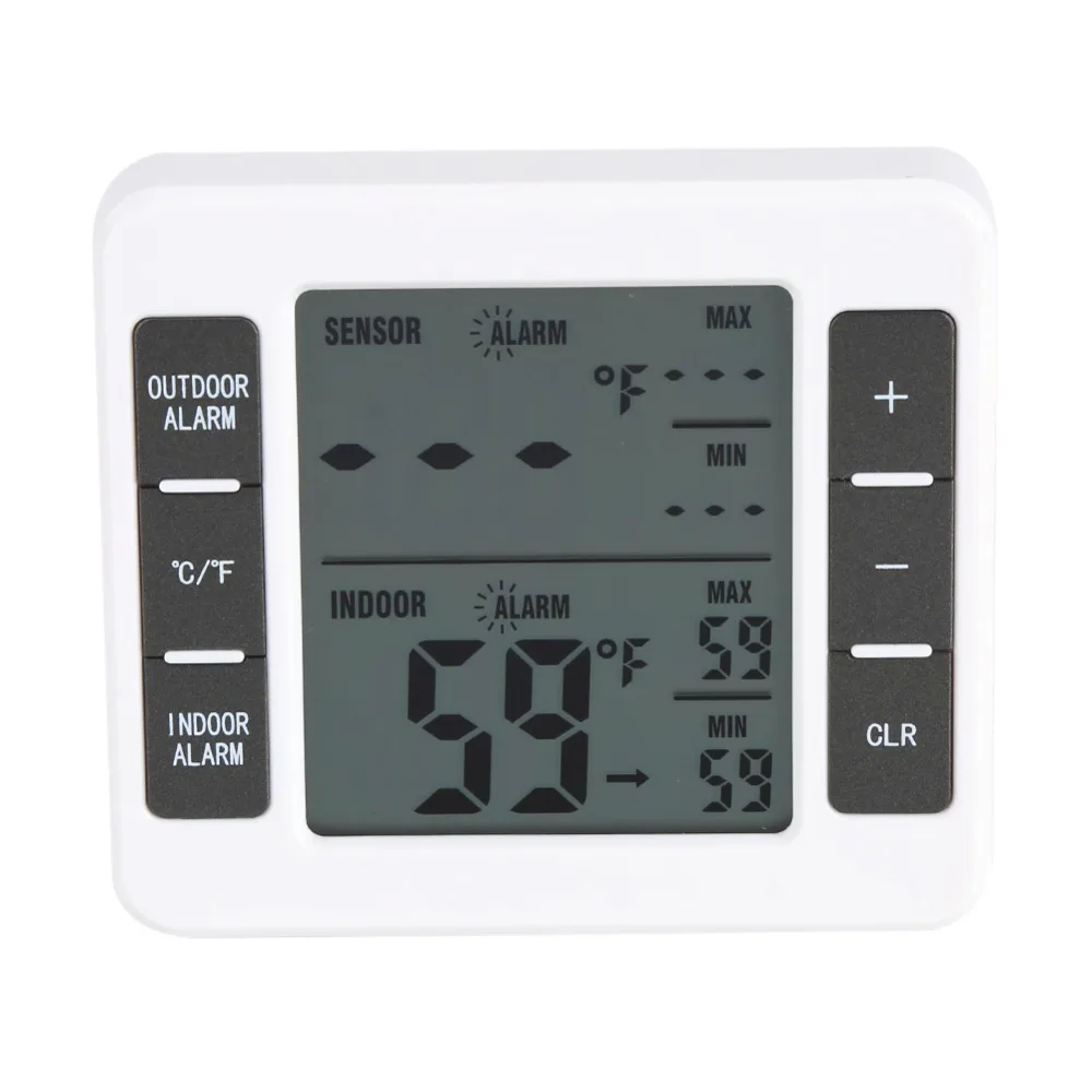 Wireless Refrigerator Thermometer Digital Freezer Temperature Sensor