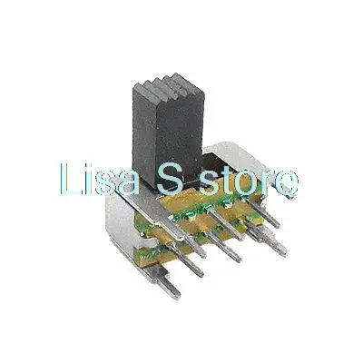 

5Pcs x SK22H04-G5/G9 5mm 9mm Height Side Knob 6 Pin 2 Position DPDT 2P2T Horizontal Slide Switch 0.5A 50V DC