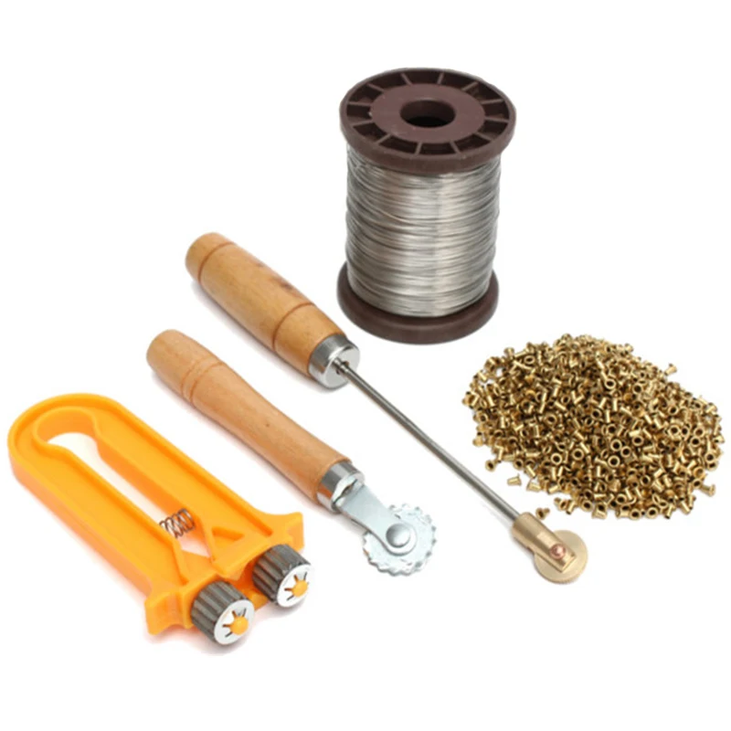 

Eyelets Beekeeping Bee Frame Wire Cable Tensioner Crimper Frame Hive Wire Embedders Beekeeping Tools
