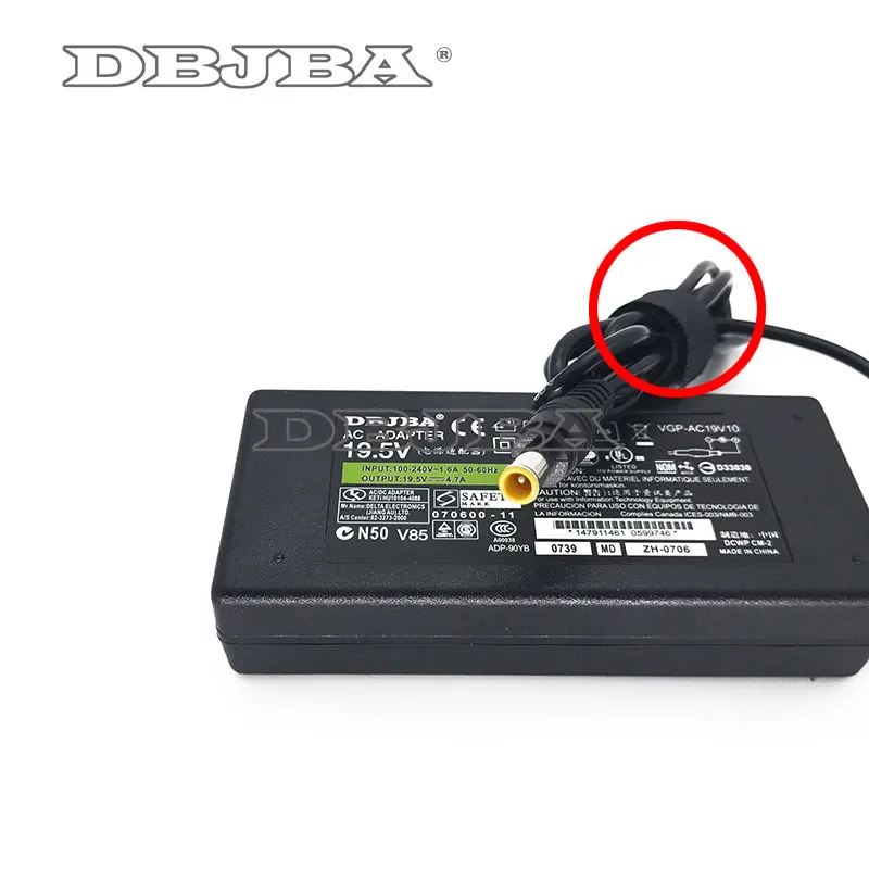 Ноутбук AC Мощность адаптер Зарядное устройство для sony Vaio PCG-61511L PCG-61611L PCG-71318L PCG-71913L PCG-71812V PCG-91112M 19,5 v 4.7A 90W