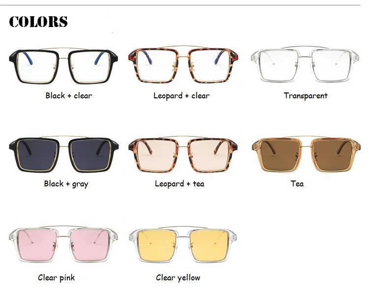 Роскошные брендовые прозрачные солнцезащитные очки для женщин, квадратные винтажные Ретро солнцезащитные очки, женские солнцезащитные очки, прозрачные для мужчин, модные Eeyglasses