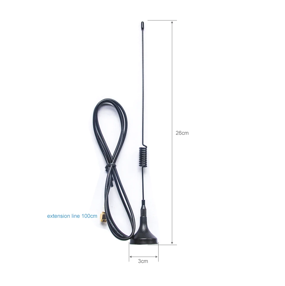 TX915-XP-100 915 МГц SMA-J интерфейс 50 Ом Сопротивление менее 1,5 КСВ 3.5dBi усиления высокое качество присоски антенны