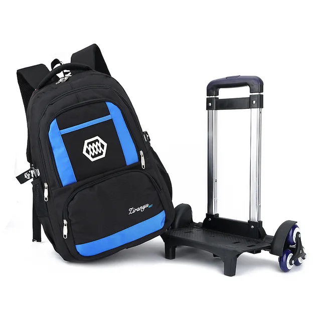 Buy Casual Trolley Backpack Wheels School Books
