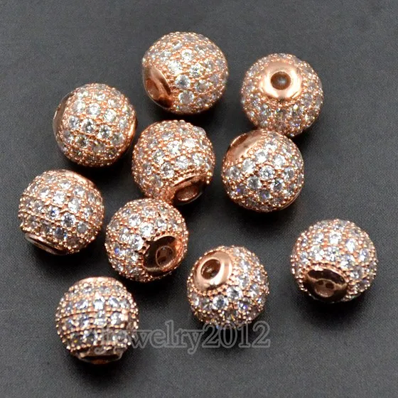 09 Clear Zircon on Rose Gold