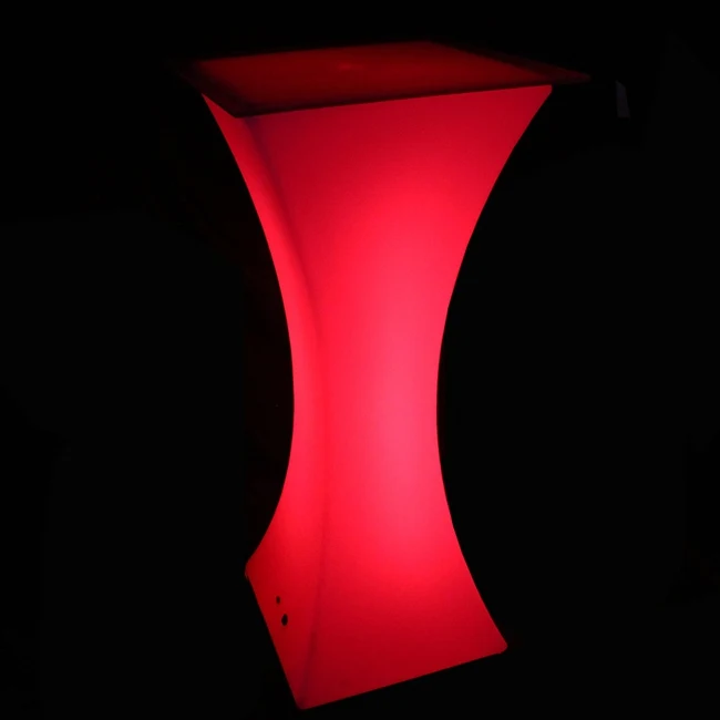 SK-LF24 (L60*W60*H110cm) High Top Coffee Bar Tables / LED Bar Furniture/ Glowing Light up Bar Furniture free shipping 1pc