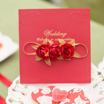

10 pieces sweet day creative wedding invitation pure European wedding invitation