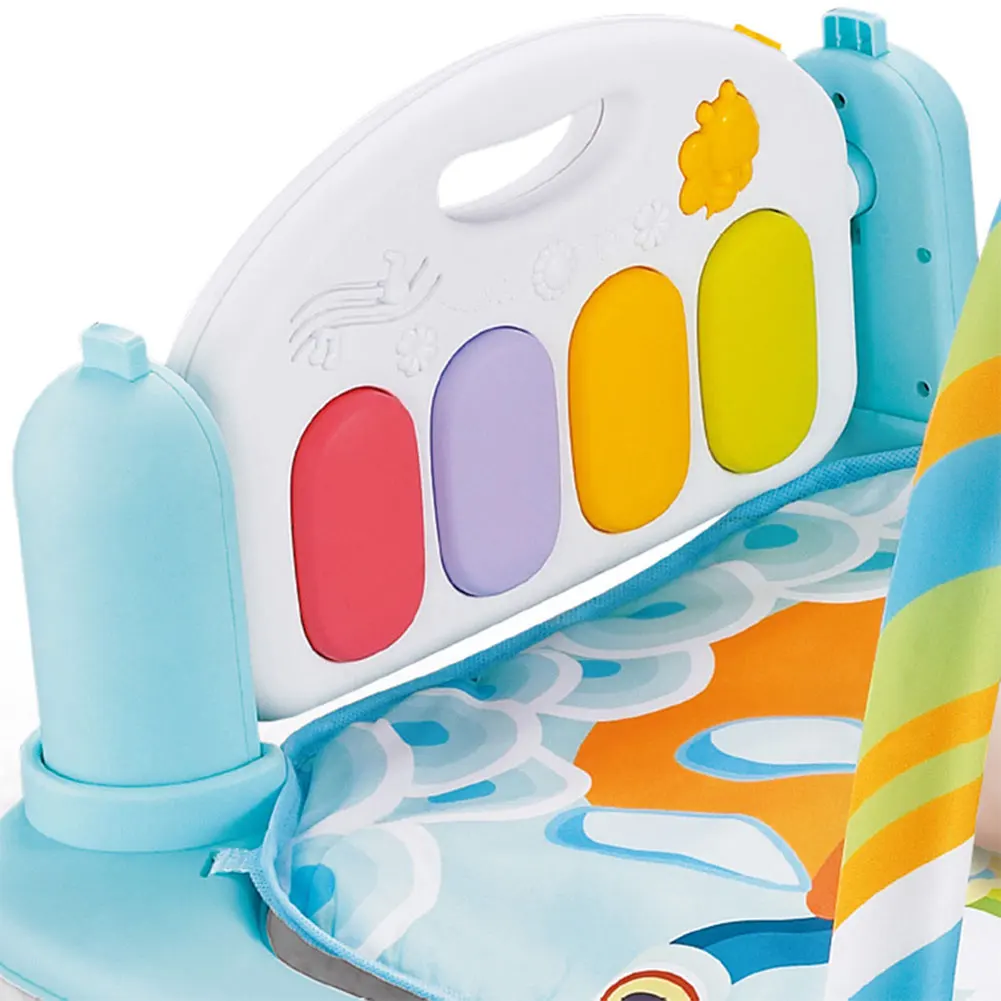 Esteira do Jogo do Bebê Quadro de Fitness Pedal do Piano Brinquedo para Recém-nascidos Musculação Música Tapete Cobertor Ginásio Atividade Pontapé Jogar Lay Sentar Bebês 11 Academia de bebê