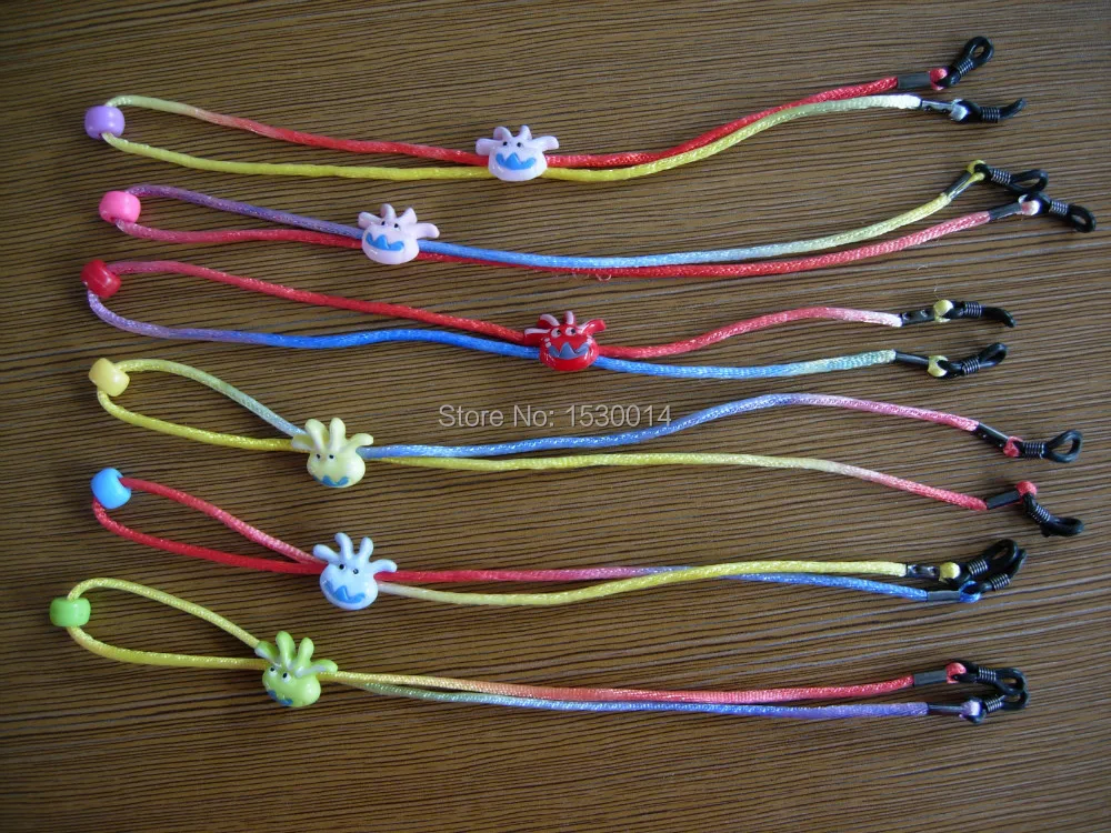 colorful cartoon character adjustable kids eyeglass frame silk cords