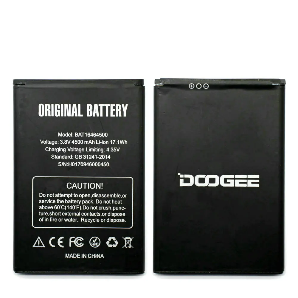 Аккумулятор Для DOOGEE T5 Lite 4500 мАч аккумулятор 16464500 мобильный телефон | Мобильные