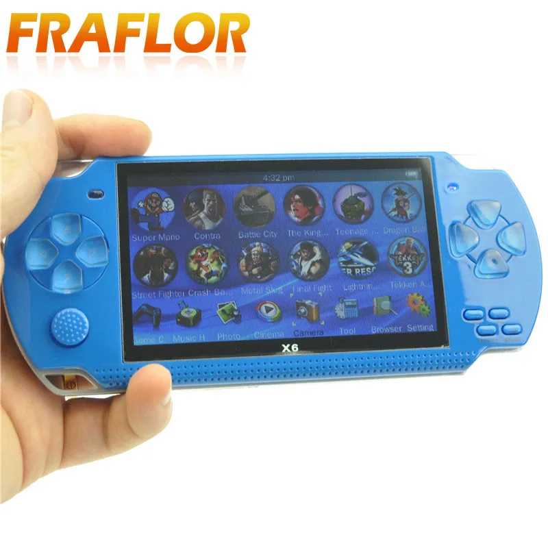 Consola de juegos portátil de mano, videoconsola con reproductor Mp4 de