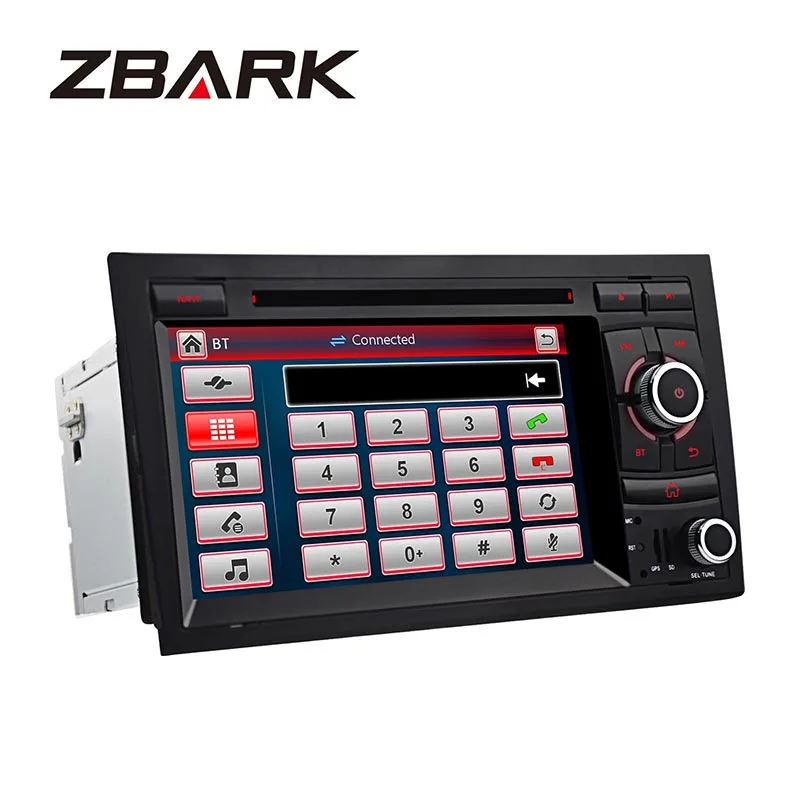 Perfect 7 inch  2 DIN Car DVD Player GPS Navigation Radio for Audi A4 S4 RS4 2002 2003 2004 2005 2006 2007 2008 YHAUA4B7 1
