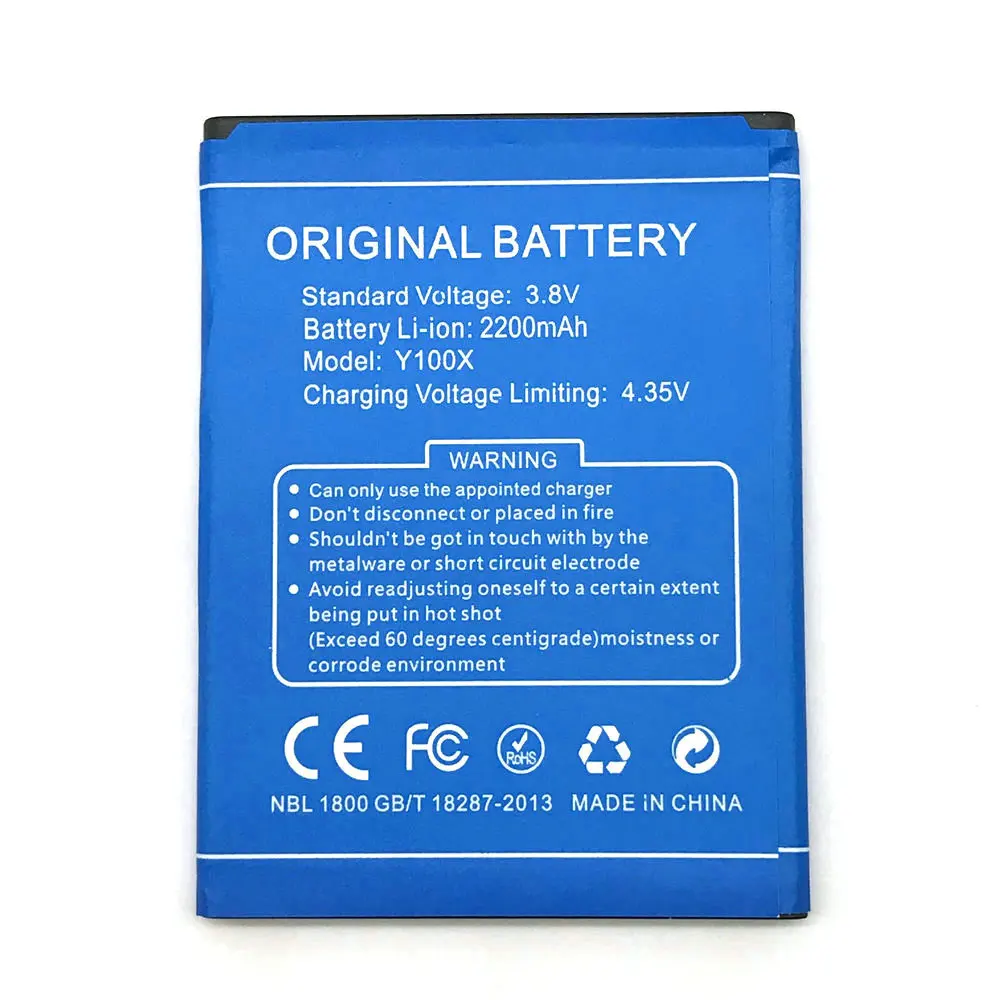 

New Doogee Y100X 2200mAh High Quality Replacement Li-ion Battery for DOOGEE NOVA Y100X mobile phone + Track Code