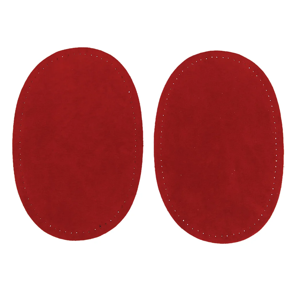 1 Pair Suede Sew-on Oval Elbow Knee Patches DIY Repair Sewing Appliques Used For Alterations Repair Decoration on Clothing