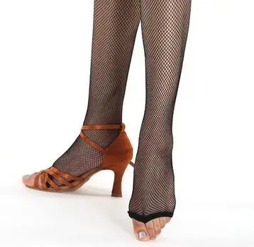 Open Toe Jaring jaring Dance Tights 