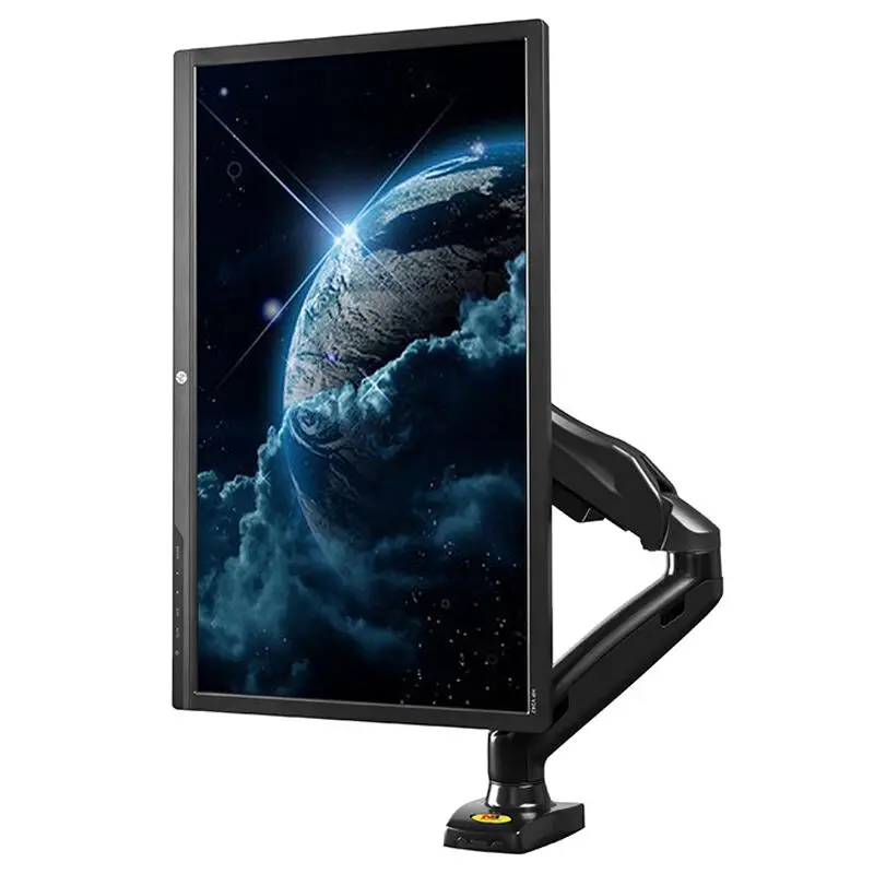 

NB F80 Desktop17-27" LCD LED Monitor Holder Arm Gas Spring Full Motion TV Mount Loading 2-6.5kgs