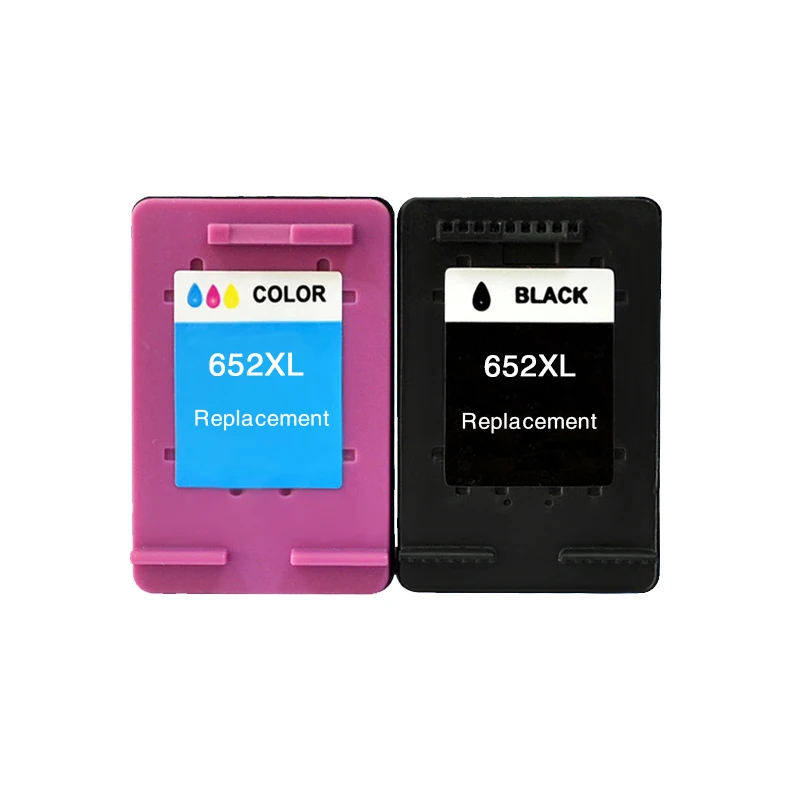 Совместимый картридж XiongCai для принтера HP 652 Deskjet 1115 2135 2136 2138 3635 3636 4536 4535 2 шт.|ink