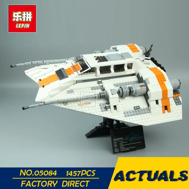 

Lepin 05084 Star 1457Pcs Series Wars the Snowspeeder Set Self-Lock Building Blocks Bricks Educational Boy Toys Model Gifts 10129