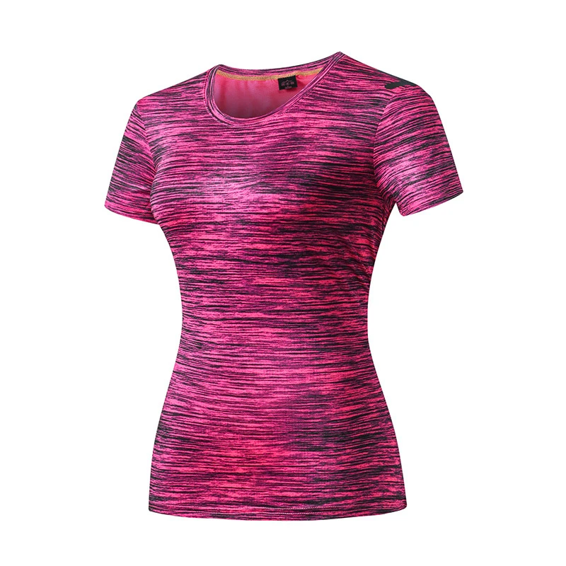 

Fitness Clothing Summer Running T Shirt Woman Breathable Sport Shirt Spring Compression Jogging Suits for Women Chaqueta Mujer