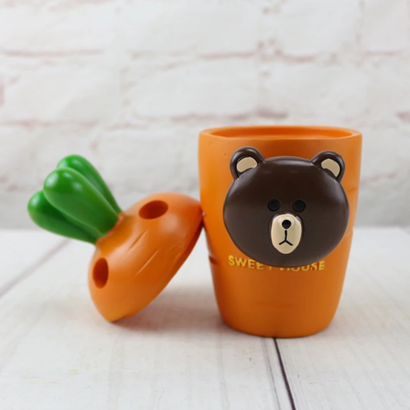Saving Bank Money Gift Resin Cartoon Carrot Wedding Money Box Storage Box Cute Piggy Bank Polyresin Carrot Carota Pen Holder