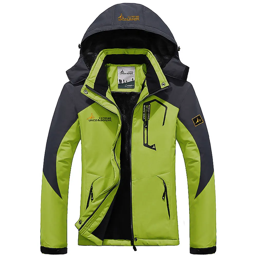 Лыжная куртка для женщин, водонепроницаемые флисовые зимние куртки, термопальто для улицы, для женщин, для горных лыж, сноуборда, пальто размера плюс, бренд