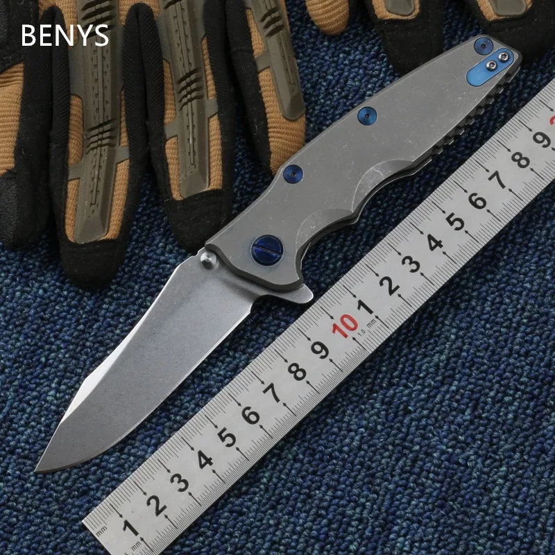 Складные ножи BENYS M390 0392 титановая ручка шариковый подшипник тактический нож для