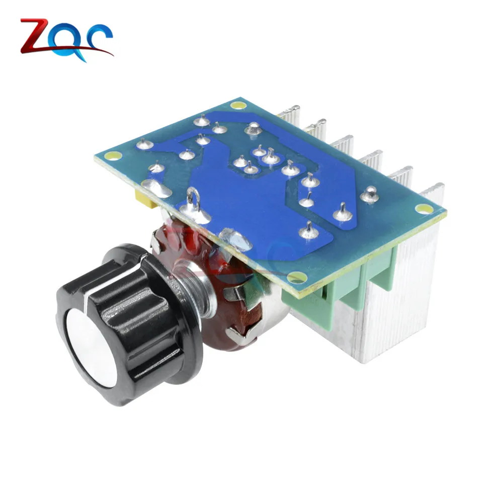 AC 220 В 3800 Вт контроллер скорости двигателя импортный SCR тиристорный мощность электронный диммер регулятор напряжения температура силиконовый переключатель