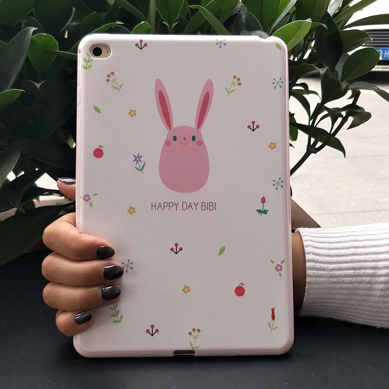Tablet TPU Soft Case For iPad mini 1 2 3 4 Lovely Cartoon Silicone  Back Cover Case For iPad 7.9'' 2018 2017 (5)