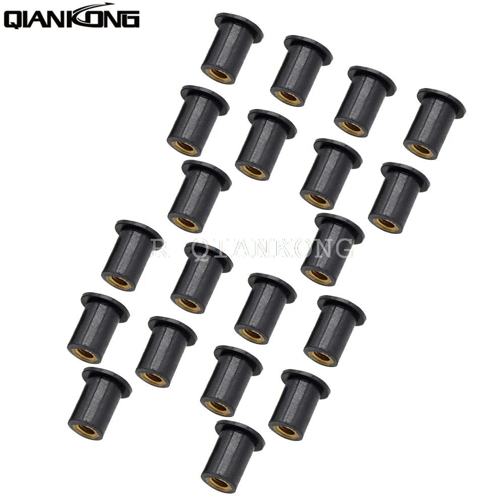

M5 5MM Motor Windscreen Well Nuts Screw Bolt Blind Fastener for ktm exc r6 r3 mt 07 tmax 530 mt07 nmax z750 z800 z900 zx6r er6n