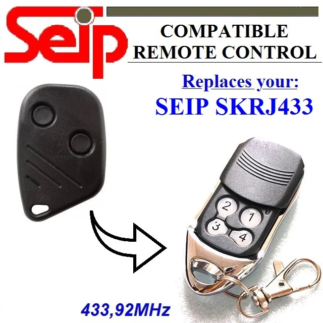 

SEIP SKRJ 433 garage door remote control 433.92Mhz gate opener