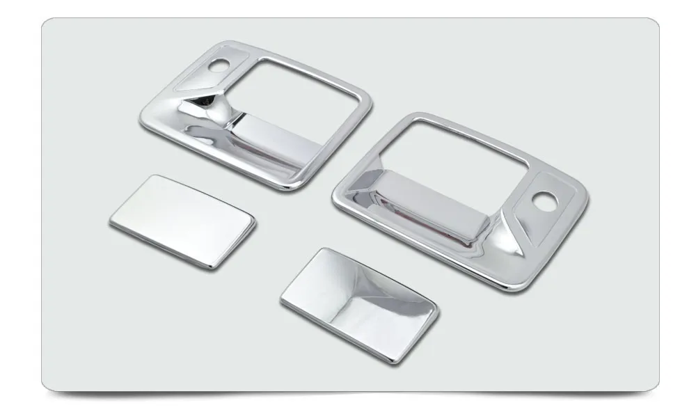 1997-2006 F250 Chrome Door Handle Cover Super Duty 2D W PSKH ABS Chromium Styling For Ford C